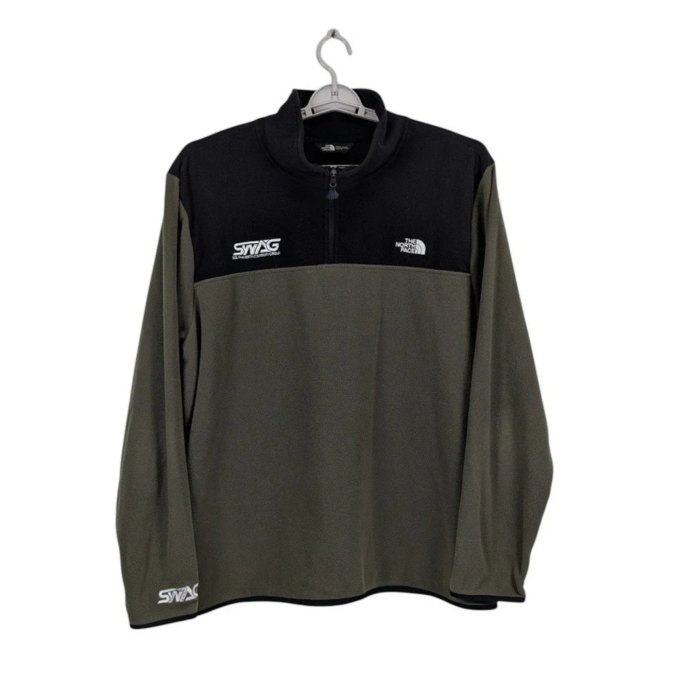 The North Face Glacier 1/4 Zip Fleece Lot‎ Mens 2XL Logo Outdoors Utility Gorp